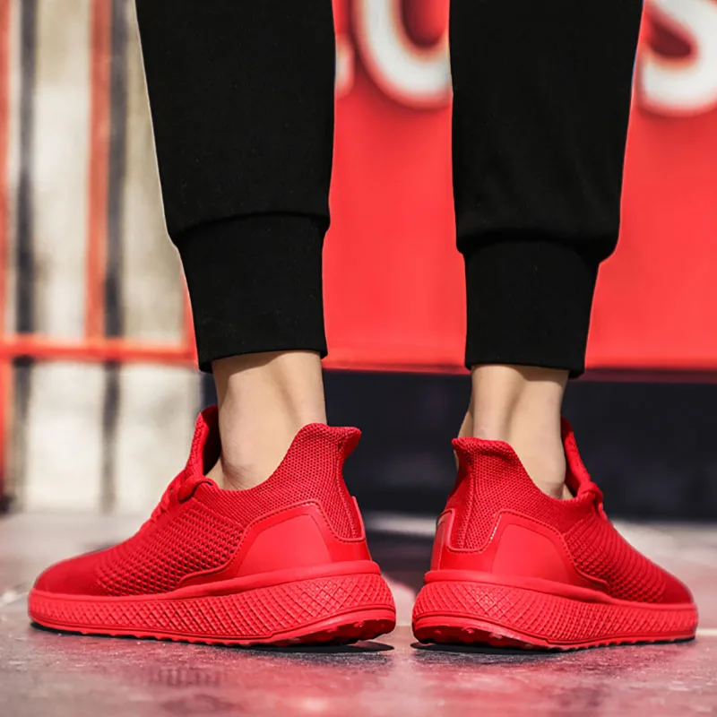 

Мужские кроссовки tenis masculino 2023, дышащая вязаная обувь для прогулок, мужская обувь с мягкой подошвой, кроссовки для бега