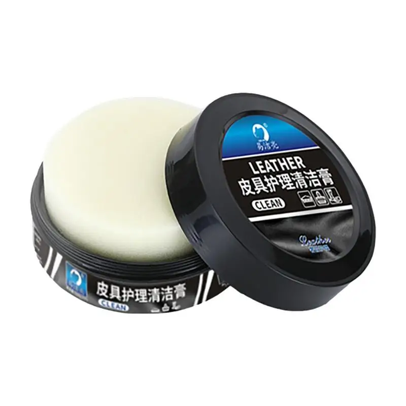 

Leather Cleaner Deep Leather Dirt Removing Cream Universal Leather Restorer Trim Conditioner Polish For Auto Vehicles Furniture