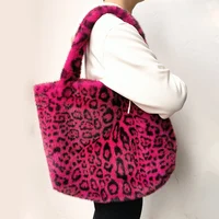 Women Winter Luxury Soft Faux Fur Plus Size Shoulder Bag Female Fashion Thick Fake Fur Big Size Bags 1