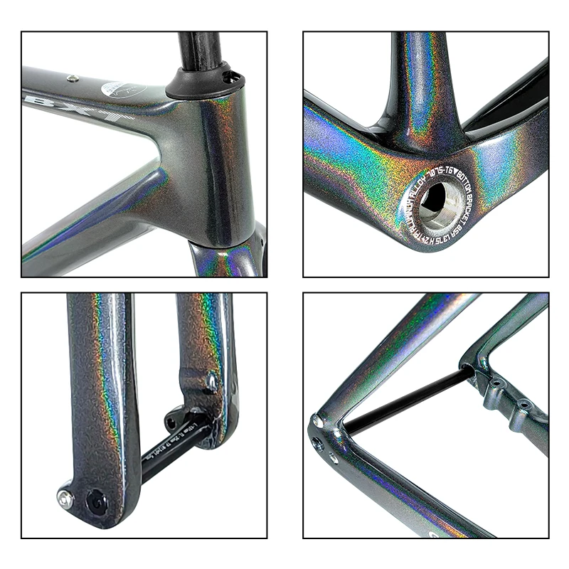 BXT 700C Carbon Gravel Frame Fully Hidden Cable Carbon Frame Disc