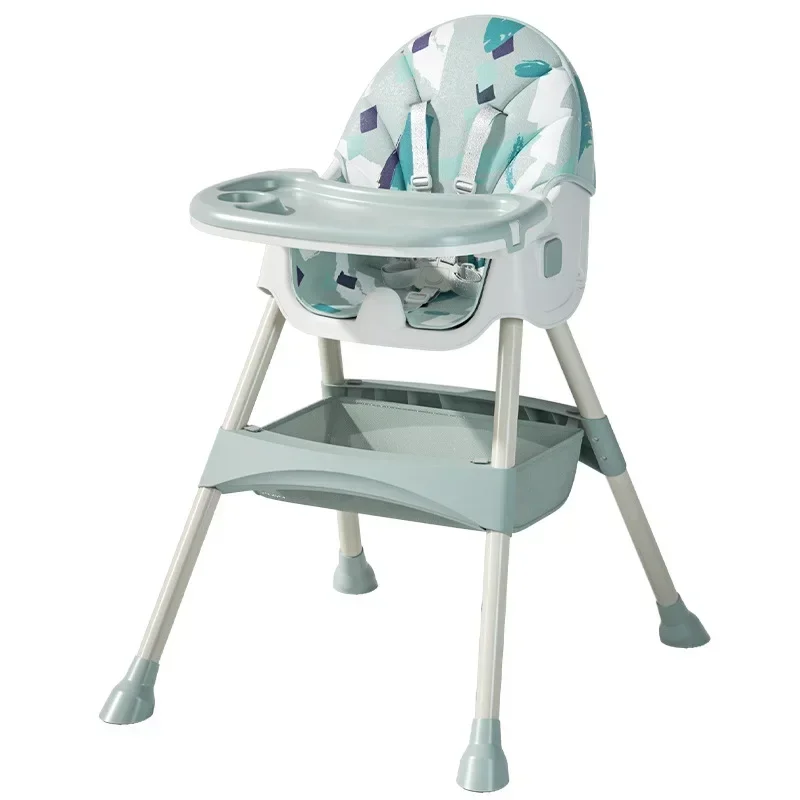 Baby Dining Chair Adjustable Children's Dining Chair Rocking Double-layer Household Reclining