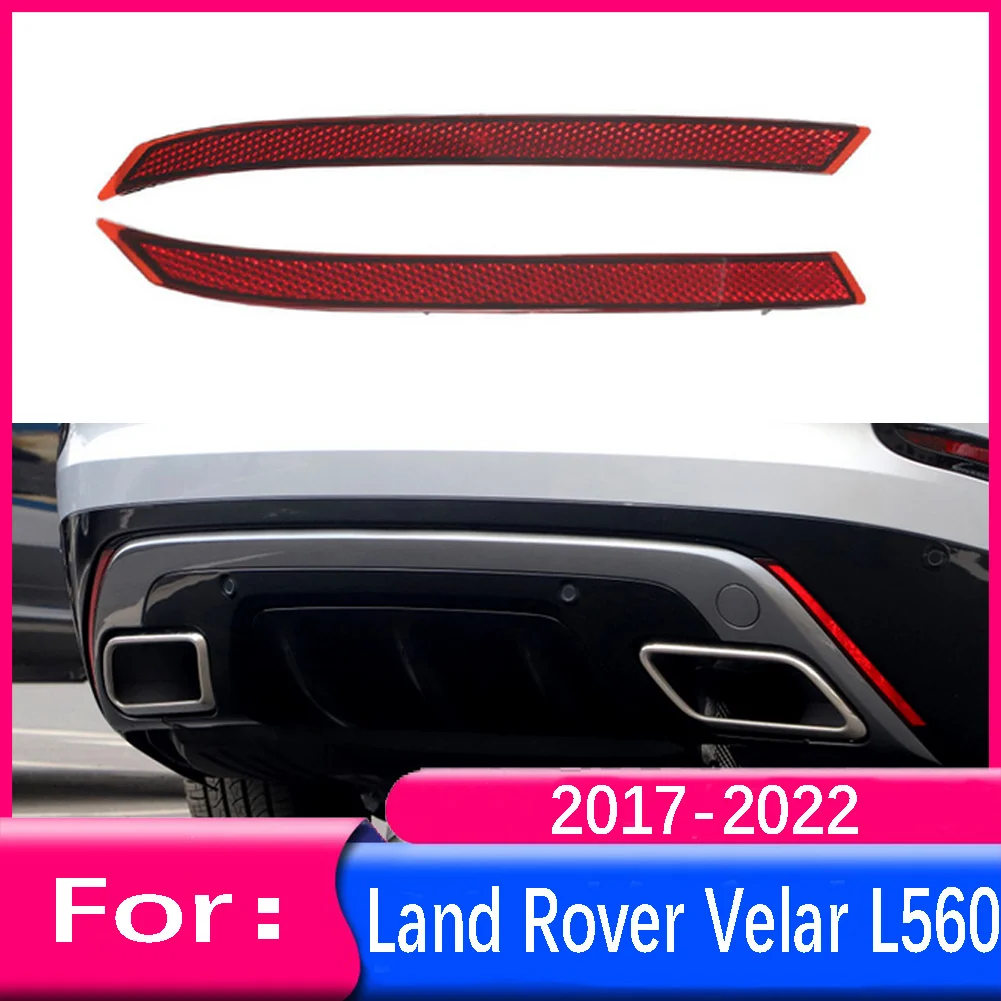 

Для Land Rover Range Rover Velar L560 2017 2018-2022 Автомобильный задний бампер отражатель сигнальная полоса сигнальная лампа стояночный стоп светильник