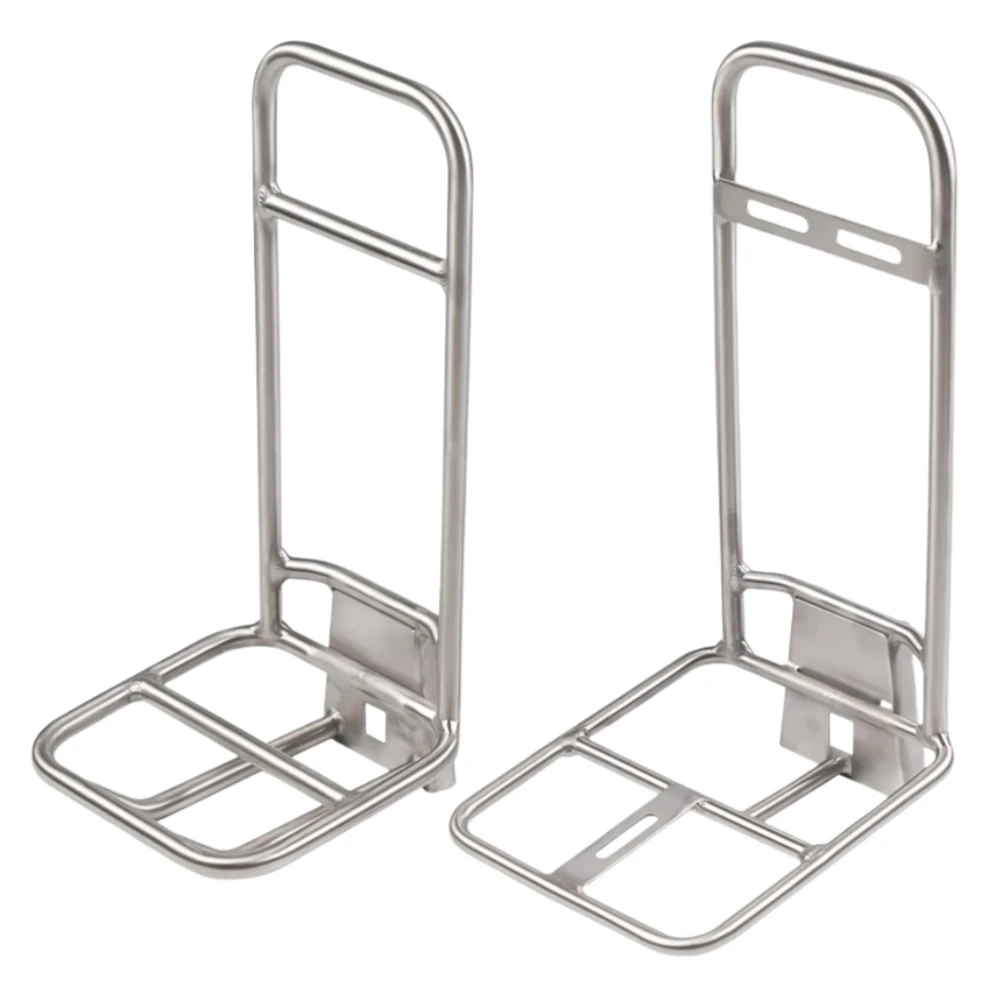 CNC Titanium Front Rack For Brompton Folding Bike, Ultralight Ti Alloy Luggage Carrier Bag Shelf, Upgrade Bicycle Accessories