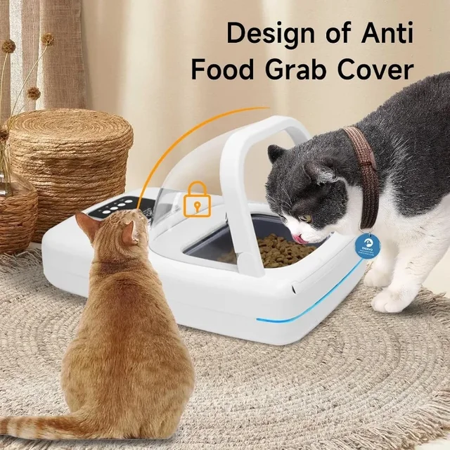 Automatic Pet Feeder with Collar Sensor, Anti Food Grabing, Intelligent Feeding, Microchip Cat Feeder for Cats Medium-Sized Dogs 6
