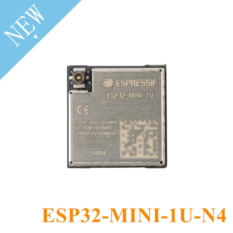 

ESP32-MINI-1U ESP32-MINI-1U-N4 Dual-mode WiFi Bluetooth-compatible BLE 4.2 4MB Flash MCU IoT Internet of Things Wireless Module