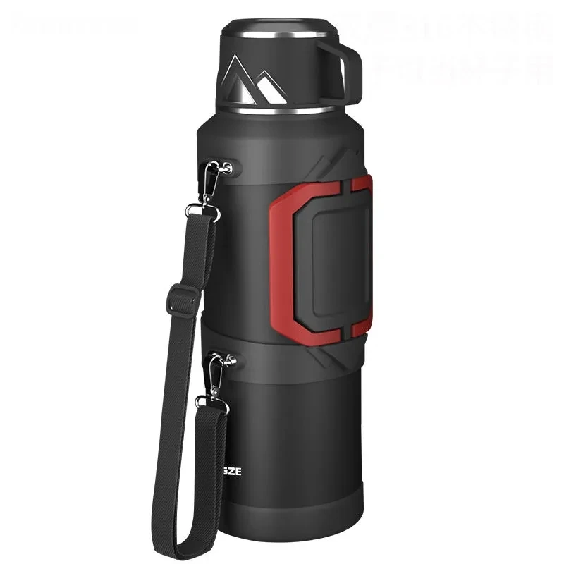 304 Stainless Steel Big Capacity Thermos Bottle 1L/2L /3L/ Outdoor Travel  Coffee Mugs Thermal Vaccum Water Bottle Thermal Mug