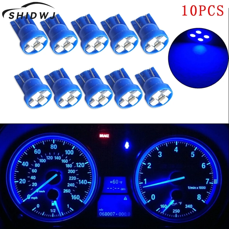 

10 шт., светодиодная лампа для чтения автомобильных дверей, 12 В