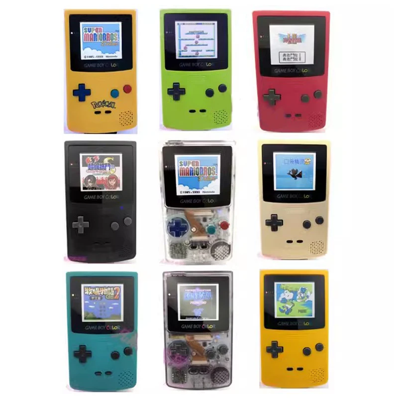 

7packages Retro Handheld Game Console For Gameboy Color Gbc Console Original Refurbished Let'S Fulfill Our Childhood Dreams Gift