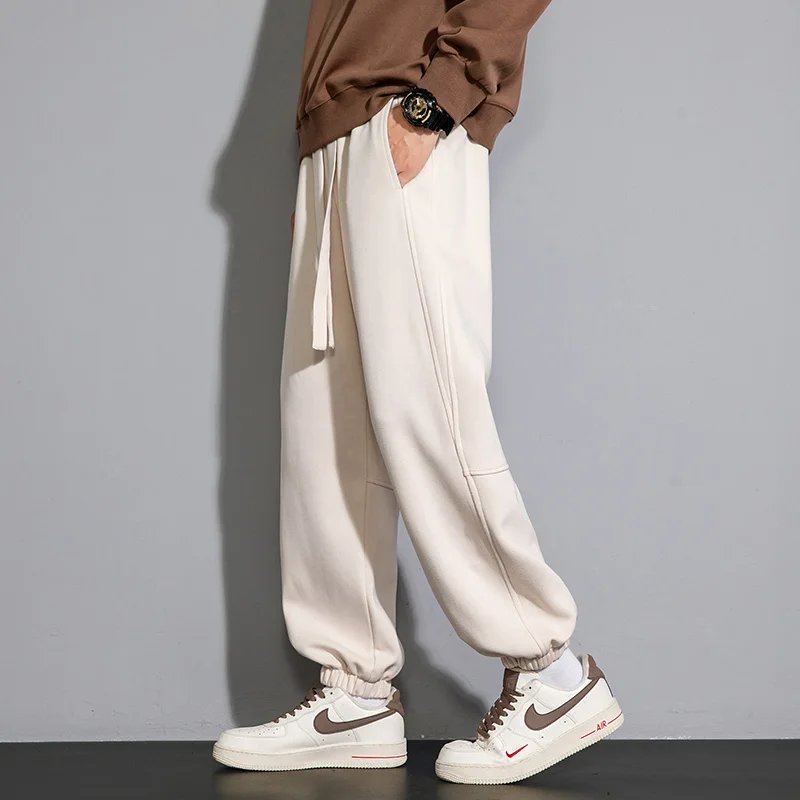 Menswear Baggy pants jogger streetwear korea review a lot of clothes grey Basketball training sweatpants Women's trousers