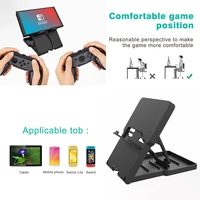 For funda Nintendo switch lite stand Foldable bracket with 5 game cards storage for nintendo switch oled console Display rack - Image 3