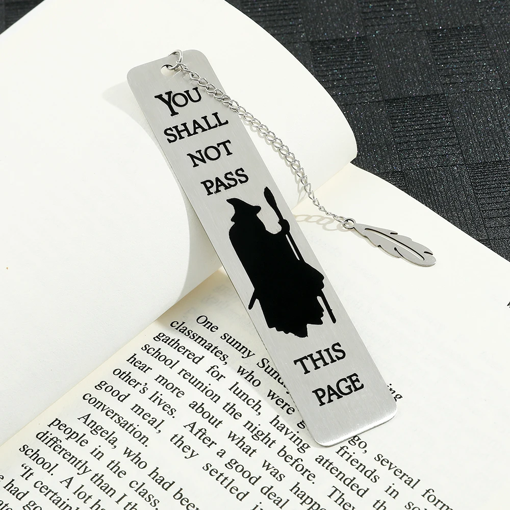 Witch Warning Book Mark Personalized Metal Bookmarks Reading Markers Book Accessories Gift for Lovers Women Men Collect metal bookmark,bookmarks stationery supplies