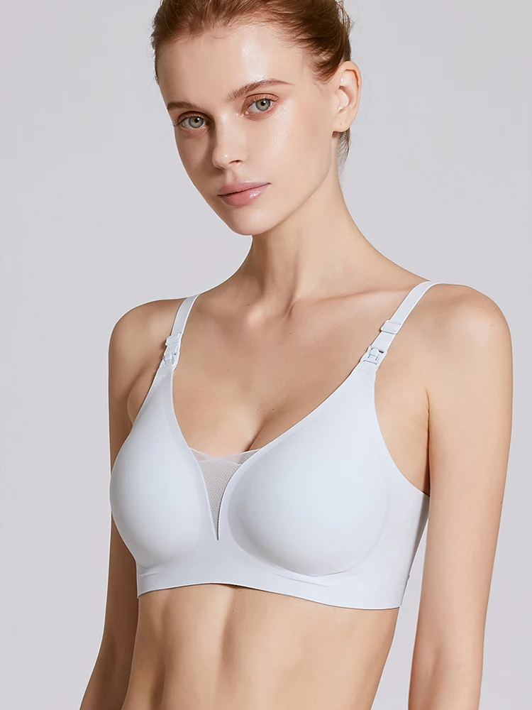 Nursing Bra Without Bones Maternity Bras Pregnancy Clothes Prevent Sagging  Breastfeeding Women Breathable Lactancia Feeding Bras