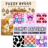 Hand-painted Essential Comfortable Pattern Coloring Book--Art, Painting, and Improving Understanding Suitable for Drawing 1