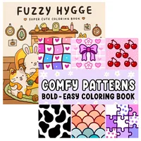 Hand-painted Essential Comfortable Pattern Coloring Book--Art, Painting, and Improving Understanding Suitable for Drawing 1