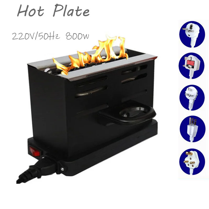 220V EU Portable Mini Charcoal Stove 800W Electric Burner Hotplate Furnace Home Kitchen Dorm RV Travel Cooking Appliances 3