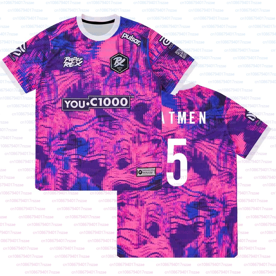 Paper Rex 2023公式ユニフォーム Paper Rex 2024/25 VCT Esports Season Mens Uniform Clothing