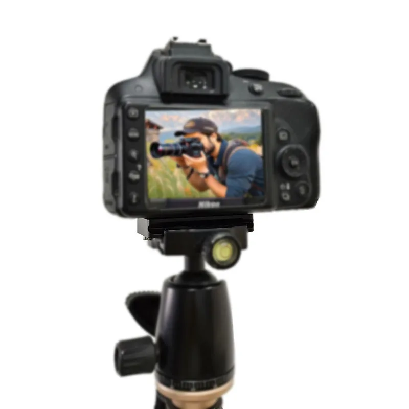 Aluminum Quick Release Tripod Plate with 1/4'' Screw