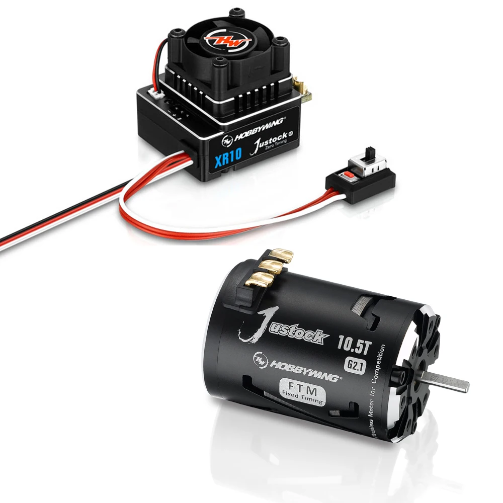 

HOBBYWING XERUN XR10 JUSTOCK G3 60A ESC 3650 Brushless Motor for 1/10 1/12 RC Racing Touring Car Buggy On-road Off-road Drift