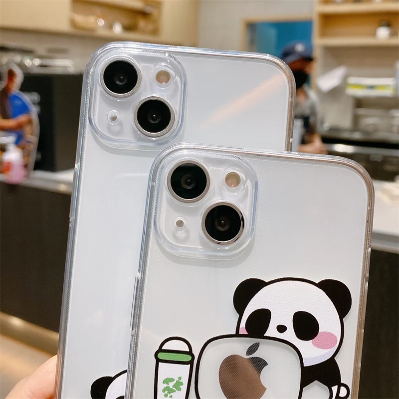 SEHEYA Cover Compatibile con Samsung Galaxy A16 5G Silicone Case 3D Cartoon Carino Panda Custodia Antiurto Opaco Nero Morbido TPU Paraurti Protezione Caso Cellulari Ragazze Ragazzo