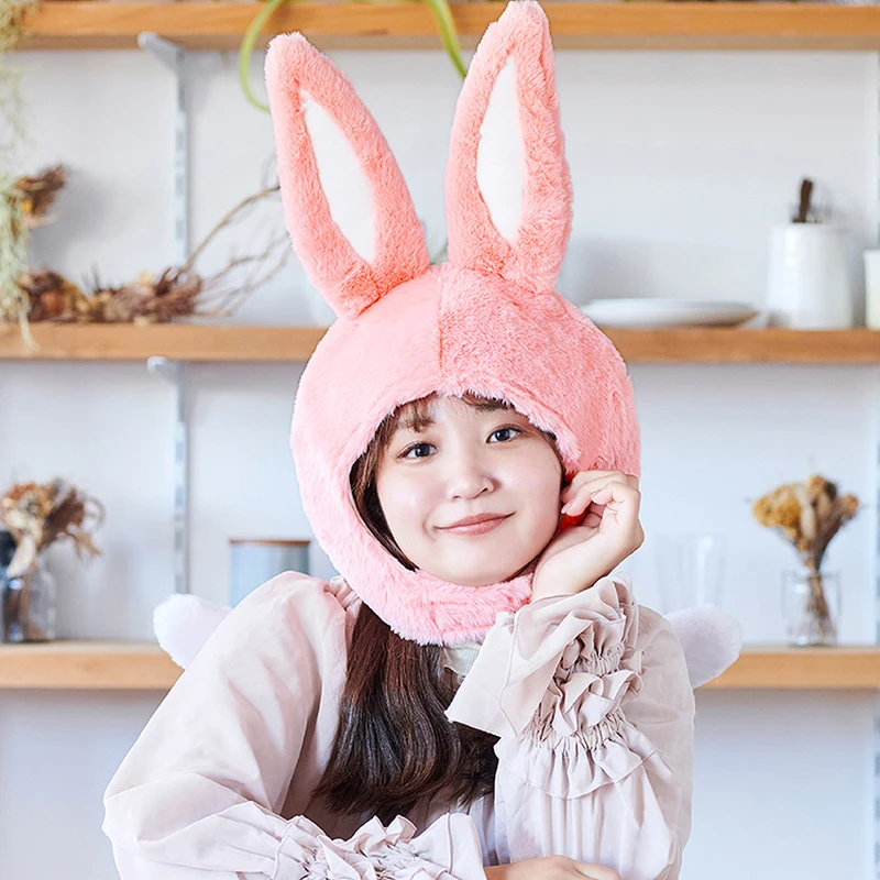 

Cute Girl Heart Animal Rabbit Deer Mouse Dress Up Plush Hood Hat Kawai Wing Girl Photo Props Creative Birthday Gift.
