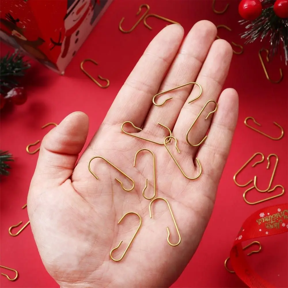 200 Pcs S-Shaped Christmas Ornament Hooks Metal Wire Hooks Ball Pendant  Hangers with Storage Box for Xmas Tree Navidad New Year - AliExpress