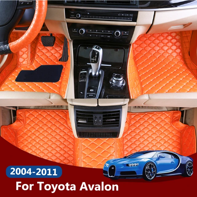 Jialuode Custom Fit Floor Mats Liner Set for Toyota Avalon 2006-2012  99%の車種全天候保護ノンスリップレザーマットブラックベージュ2または3列フルセッ