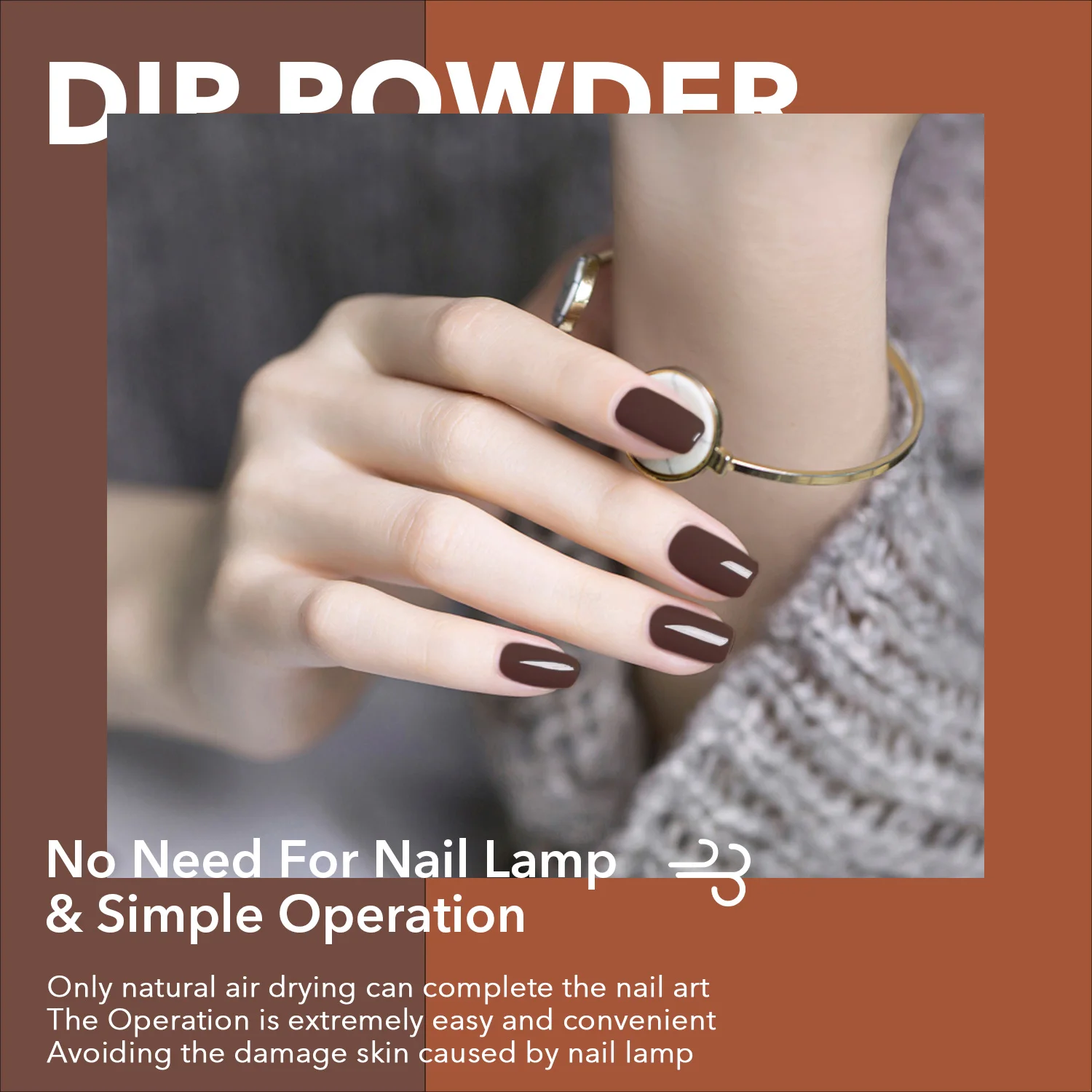 Aokitec 10G/28G nail dipping powder natural dry no lamp cure DIY art decoration pigment dust glitter French manicure salon nail powder