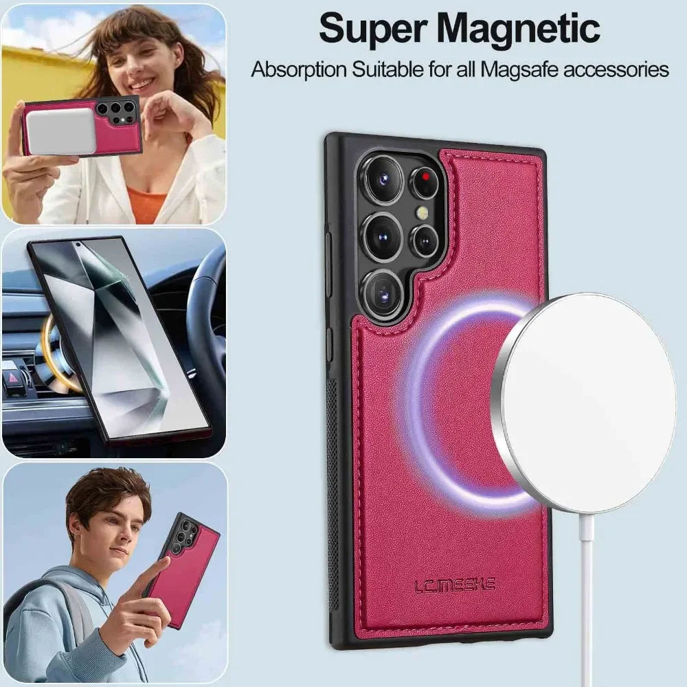 Detachable Wallet Phone Case with Card Holder Cover