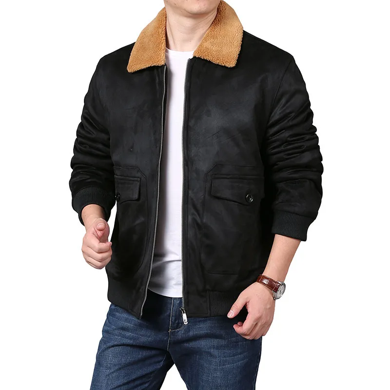 Chaquetas de ante para hombre, Chaquetas de ante sintético para hombre