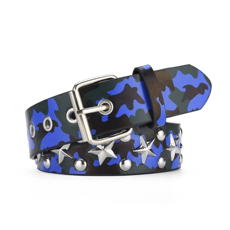 24時間限定タイムセール Punk Fashionable Waist Rivets Beaded Sided Four with Strap その他