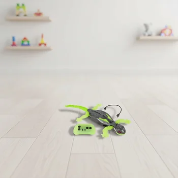Robot Gecko elettrico per arrampicata su parete telecomandato: giocattolo strisciante bionico intelligente, regalo ricaricabile