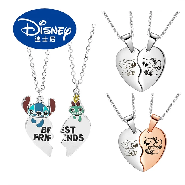 Amazon.com: AIIGOU Stitch Necklace BFF Necklace for 2 Big Sister Little  Sister Necklaces Set for 2 Pcs Friendship Jewelry Gifts Best Friend Necklace  for Girls who Loves Stitch: Clothing, Shoes & Jewelry