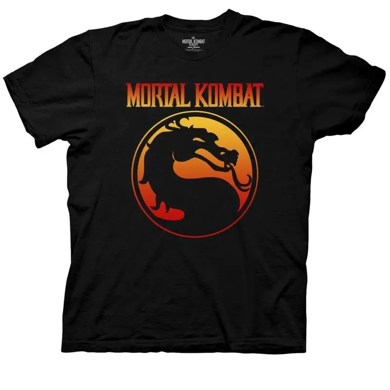 تي شيرت Mortal Kombat Classic Logo مرخص رسميًا للبالغين 1