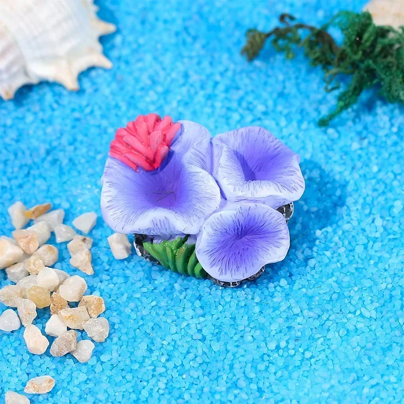 Simulation Aquarium Fish Coral Resin Ornaments Mini Aquascape Colorful Coral Dollhouse New Home Decor Crafts Ornaments Figurines artificial plants fish tank ornaments fish tank decorations aquarium ornaments artificial aquarium plants mini landscape ornaments