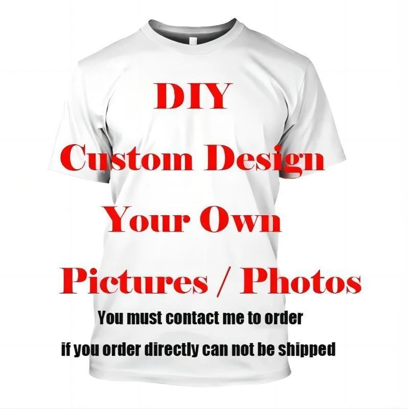 2025 Personalized Custom 3D Print T Shirt For Men DIY Design Beach Shorts Shirt Customized Polo Shirts Tank Tops Dropshipping