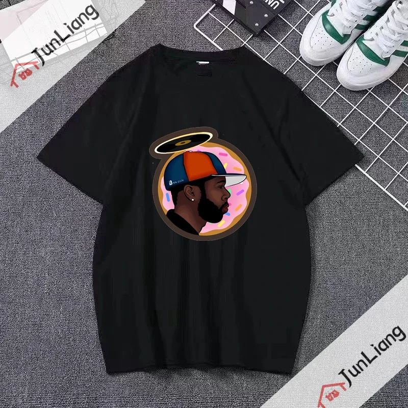 J Dilla Music Singer Oversized T Shirts MEN Hip Hop Retro