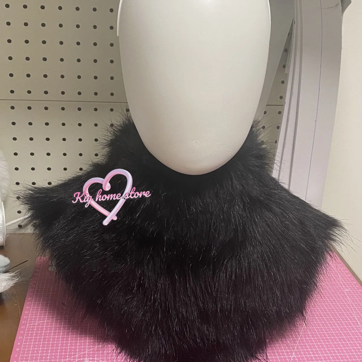 Fursuit Kigurumi Headsets Accessories Fur Collar Scarf Cute Furry Cosplay Costume Furry Suit Cartoon Comic Show Anime Peripheral