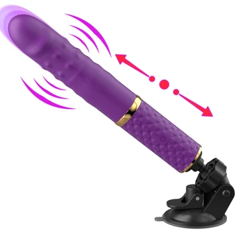 Automatic Thrusting G-Spot Dildo with Remote Control – Hands-Free Silicone Design 1