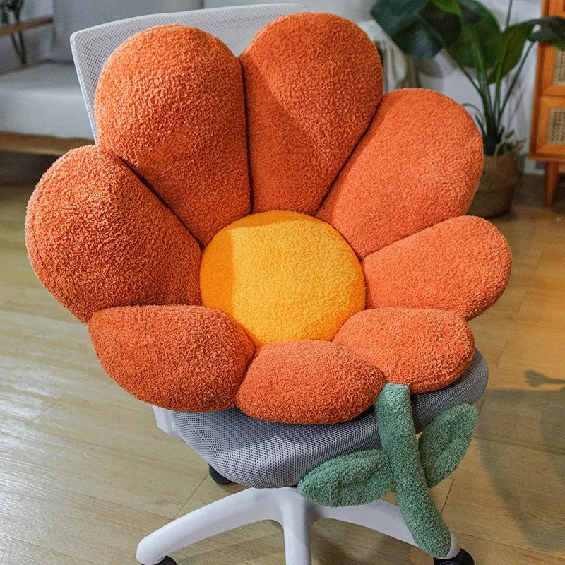 Office One-pice Lovely Chair Cushions Soft Floor Mattress Living Room Decorations Sofa Lumbar Pillow Flower Cushion 2 Sizes 3
