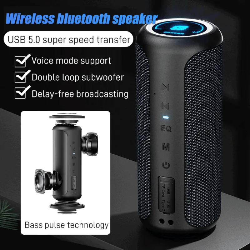Bluetooth Player Subwoofer Bluetooth Speaker Small Speaker Mini Outdoor Subwoofer