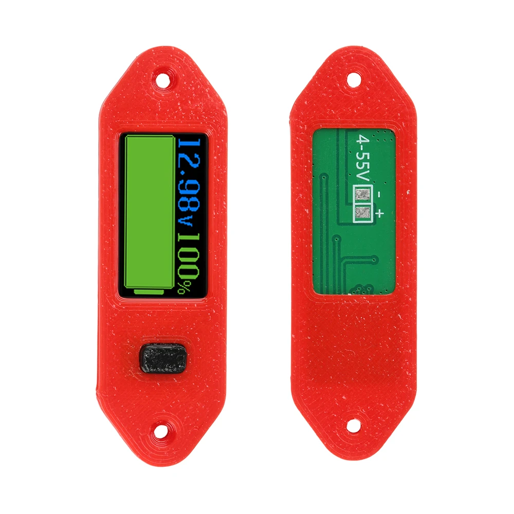 Compact 0.96 Screen Battery Level Indicator for Multi-Cell Lithium and Acidic Batteries