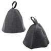 Wool Felt Sauna Hat Anti Heat Russian Banya For Bath House Head N23 20 Dropship 2