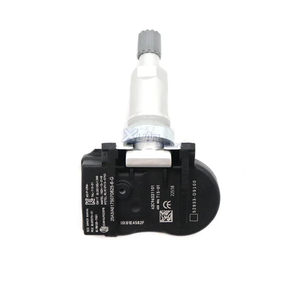 ڵ TPMS Ÿ̾ з  , ׽ý G90,  I30, IONIQ, Ÿ, ν,  NIRO, Ƽ, 52933-D9100, 433Mhz