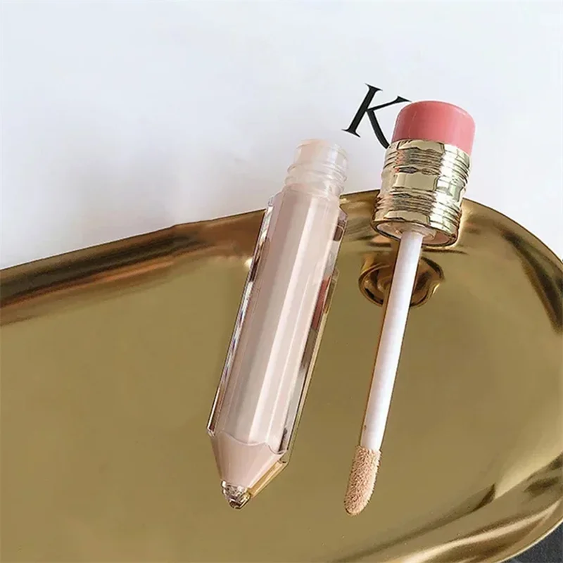 

5pcs Capsule Empty Bottle Liquid Foundation Cosmetics Bottling Travel Portable Pencil Refilable Bottle with Lip Brush Accessorie