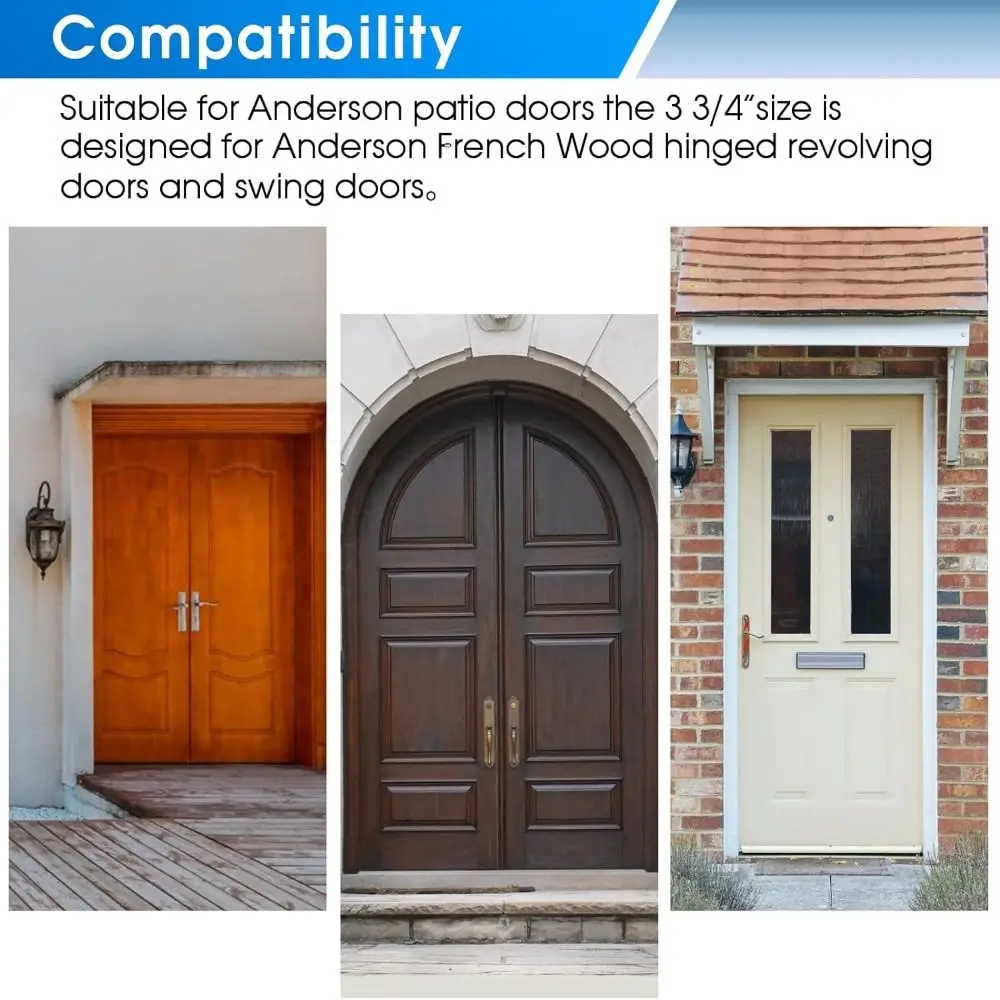 Spindle Door Swivel 2 Pcs 3-3/4 Long 2579830 Door Handle Swivel for Anderson Doors door latch