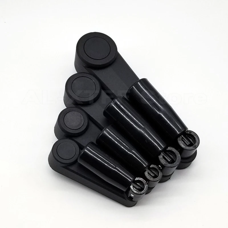 1Pcs 검정색 원형/사각형 구멍 설치형 비접이식 크랭크 회전 핸들 길이 63mm-160mm 터닝 및 밀링 머신용