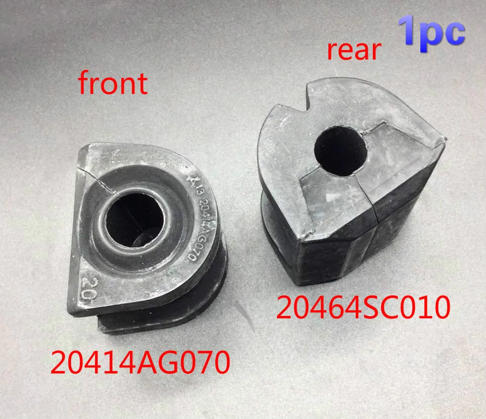 

1pc for Subaru 2009-12 Forester balancer sleeve front rear stabilizer bar bushing opening rubber 20414AG070 20464SC010