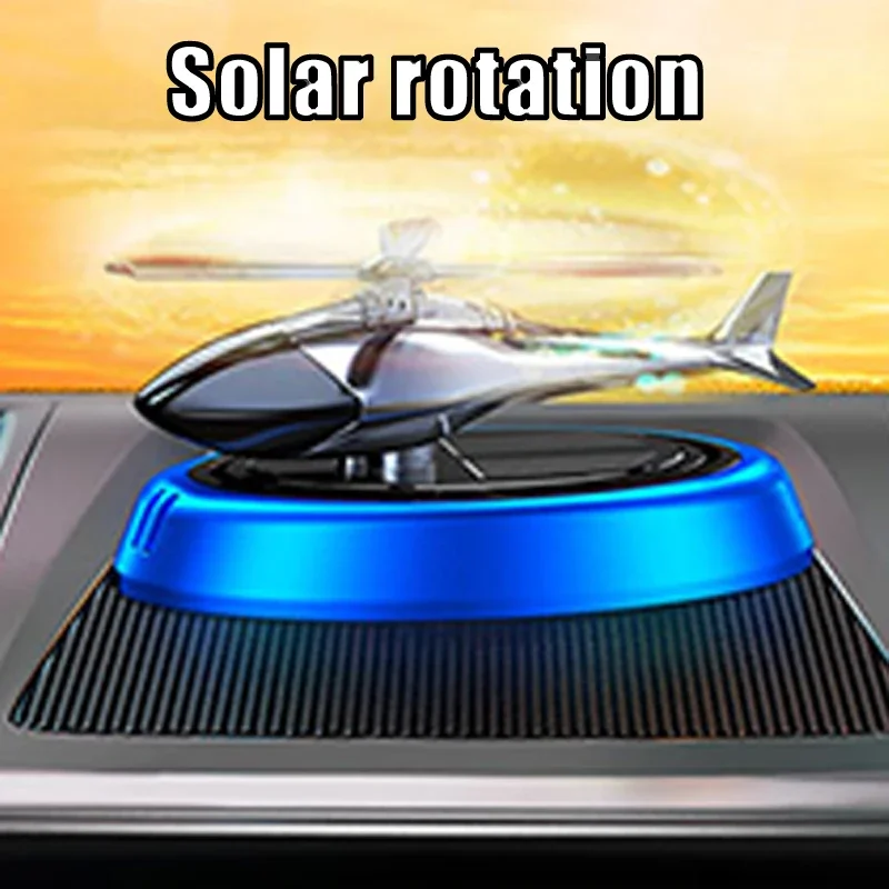 

Solar Car Air Freshener Helicopter Propeller Rotating Flavoring Supplies Interior Accessories Fragrance Tablets Perfume Diffuser