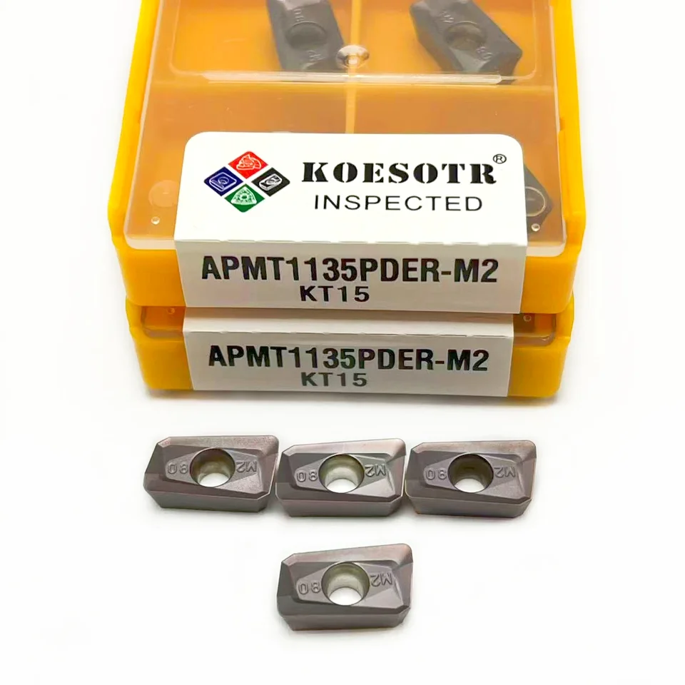 Set Portautensili CNC BAP 300R Con 10 Inserti APMT1135PDER – 3 Supporti In Acciaio Legato Per Tornitura Pesante
