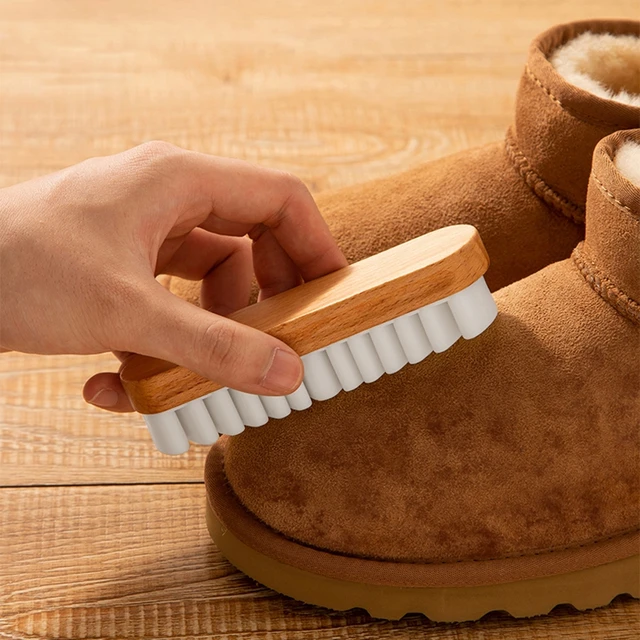 Többfunkciós Puha Sörtékos Tisztító Súroló Kefe Dzsekik/Cipők/Csizma/Táskák Háztartás Napi Cipő Tisztítószer - Image 3